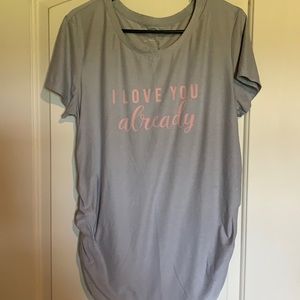 Time and Tru, LG, Maternity Shirt